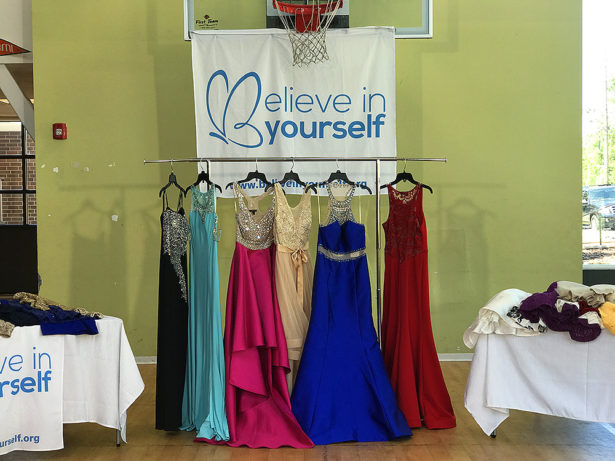Donating dresses to those in need