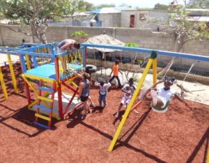 building a playground for orphans in haiti