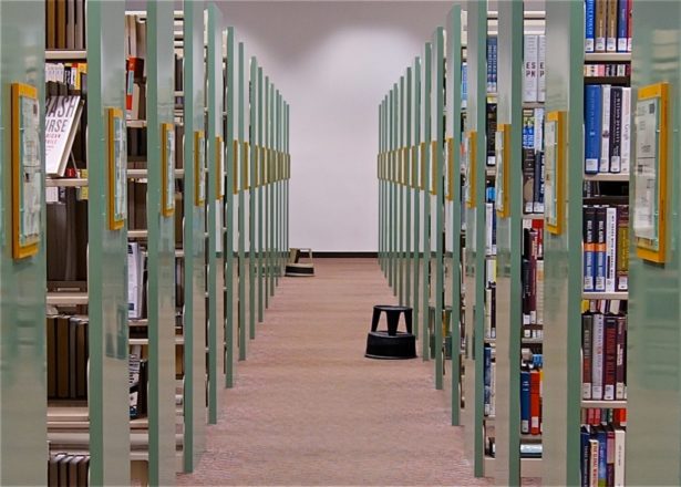 the metal librarian locks down books for prisoners