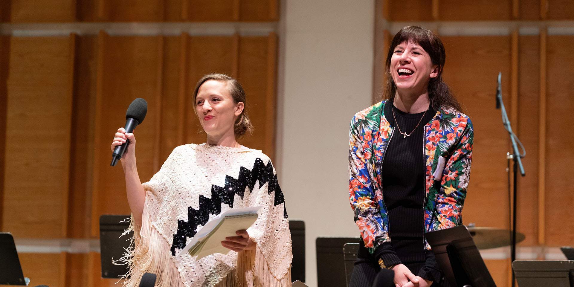 composers Ellen Reid and Missy Mazzoli